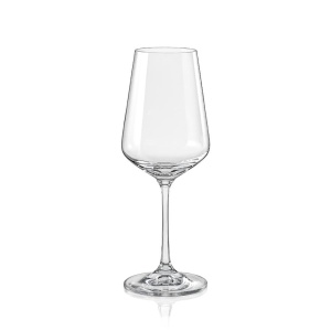 SANDRA Set 6 pahare sticla cristalina vin 350 ml - Img 7