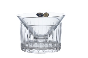 Set 2 boluri cristal Bohemia pentru servire caviar - Img 2
