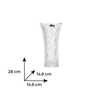 SISSI Vaza cristal Bohemia 28 cm - Img 2