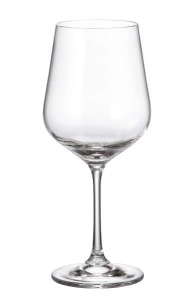 STRIX Set 6 pahare sticla cristalina Bohemia vin rosu 580 ml - Img 2