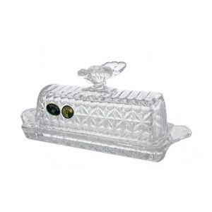 Untiera cristal Bohemia decor "Fluture" 20.5 cm - Img 2