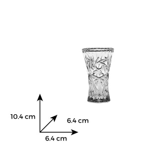 Vaza cristal Bohemia 10.4 cm - Img 5