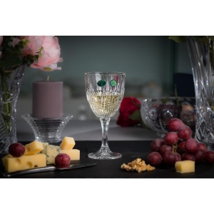 VIBES Set 6 pahare cristal Bohemia vin 380 ml - Img 1