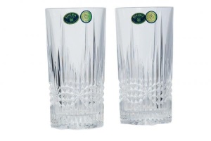 VIBES Set pahare 6 cristal Bohemia apa / suc 350 ml - Img 3