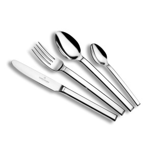 VILLAGO Set tacamuri inox 18/10 - 6 persoane (24 piese) - Img 3