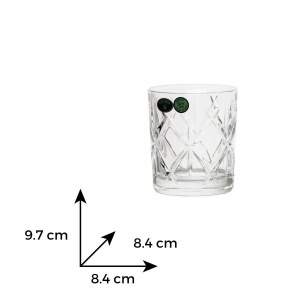 YORK - Pahare whisky Cristal Bohemia 320 ml (set 6 bucati) (20309-11035-320