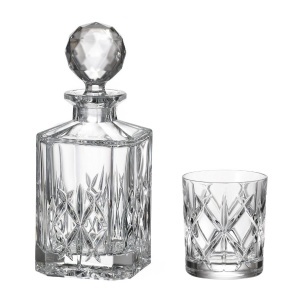YORK - Pahare whisky si decanter Cristal Bohemia (set 7 piese) (99999-11035-862)