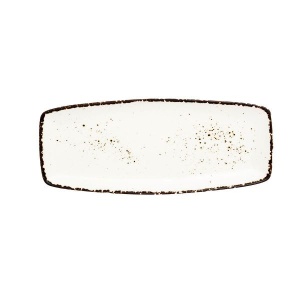 ANDALUZ Platou portelan rectangular crem 31.5*13*2 cm