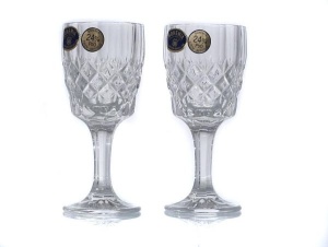 ANGELA Set 6 pahare cristal Bohemia lichior 60 ml - Img 1