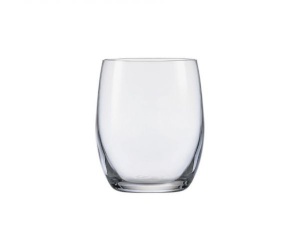 BAR Set 4 pahare sticla cristalina whisky 300 ml - Img 2