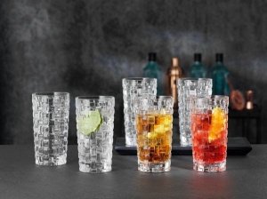BOSSA NOVA Set 4 pahare sticla cristalina Nachtmann apa 395 ml - Img 1