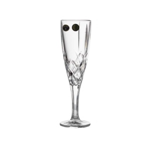 BRIXTON Set 6 pahare cristal Bohemia sampanie 180 ml - Img 4