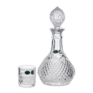 DAPHNE Set 6 pahare si decantor cristal Bohemia whisky - Img 1
