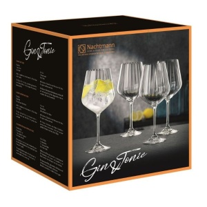 GIN & TONIC Set 4 pahare sticla cristalina Nachtmann gin tonic 640 ml - Img 7