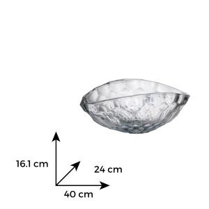 HONEY COMB - Bol sticla cristalina Bohemia 40.5 cm (6K551-99B68-405)