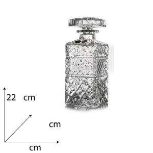 MADISON decantor whisky cristal Bohemia 700 ml - Img 3