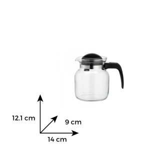 MATURA Ceainic / Cafetiera sticla termorezistenta 0.65 l - Img 4