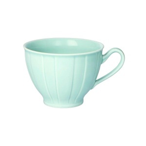OCTAVIA MINT - Serviciu de ceai-cafea portelan (6 persoane - 12 piese) (OMSC-12)