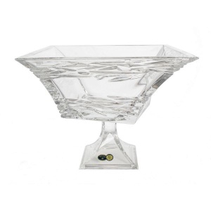 SAMURAI Bol cristal Bohemia cu picior 29 cm