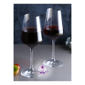 SANDRA Set 6 pahare sticla cristalina vin 350 ml - Img 13