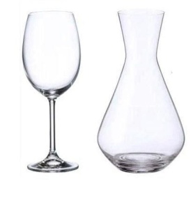 STRIX Set 6 pahare sticla cristalina Bohemia sampanie flute 200 ml - Img 7