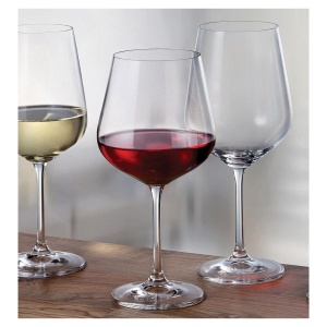STRIX Set 6 pahare sticla cristalina Bohemia vin rosu 600 ml - Img 7