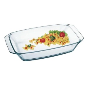 Vas sticla termorezistenta rectangular 2.4 l - Img 3