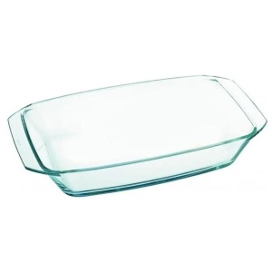 Vas sticla termorezistenta rectangular 3 l - Img 2