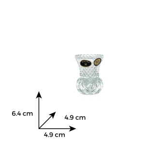 Vaza evazata Cristal Bohemia 6.5 cm (87800-02010-065)