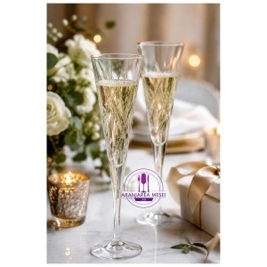 YORK Set 6 pahare cristal Bohemia sampanie 160 ml