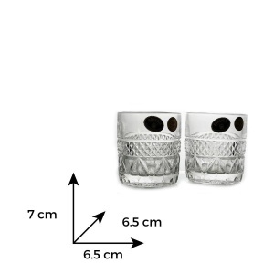 ANGELA/MADISON Set 6 pahare cristal Bohemia whisky 140 ml - Img 6