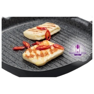 Tigaie grill aluminiu turnat inductie  (BLG 28S) 