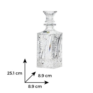 Decantor cristal Bohemia whisky 700 ml - Img 2
