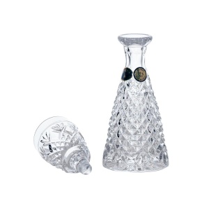Decantor cu pahar cristal Bohemia tuica (02000) - Img 3