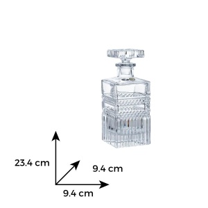 DIANA Decantor whisky cristal Bohemia 700 ml - Img 2