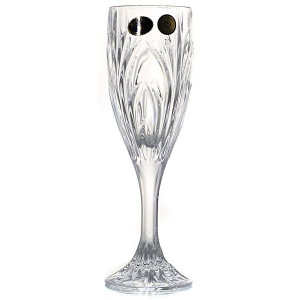 ELISE Set 6 pahare cristal Bohemia sampanie 180 ml - Img 2