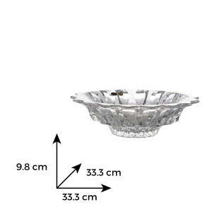FORTUNE Bol cristal Bohemia 33 cm - Img 4