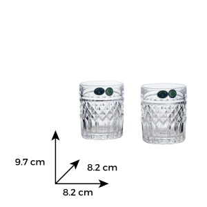 HARRY Set 6 pahare cristal Bohemia whisky 320 ml - Img 6