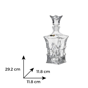 LADY Decantor cristal Bohemia whisky 700 ml - Img 2