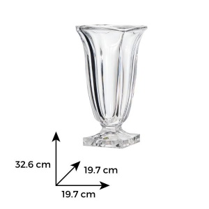 MAGMA Vaza cristal Bohemia 33 cm - Img 3
