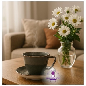 MARMARA Serviciu ceai/cappuccino portelan 6 persoane 230 ml - Img 3