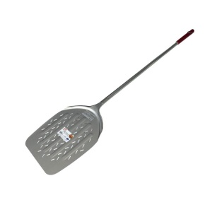 NAPOLI Paleta perforata pentru pizza 38*36 cm, cu maner inox 87 cm (BPZ 07)