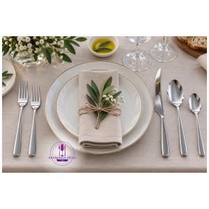 NOBU - Tacamuri inox 18-10  (Set 6 persoane - 30 piese)  (D1810-30)