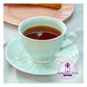 OCTAVIA MINT Serviciu ceai/cafea portelan 6 persoane 250 ml