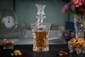 PATRIOT Decantor cristal Bohemia whisky 700 ml - Img 6