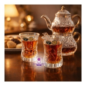PINWHEEL - Pahare ceai Cristal Bohemia 120 ml (set 6 bucati) (24155-26080-120)