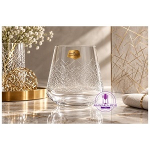 SANDRA FROZEN - Pahare whisky sticla cristalina Bohemia 290 ml (set 6 bucati) (23013-380-CH019) 