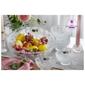 Set 7 boluri cristal Bohemia