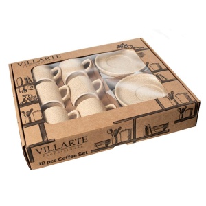 TETRIS Serviciu cafea ceramica 6 persoane 110 ml - Img 4
