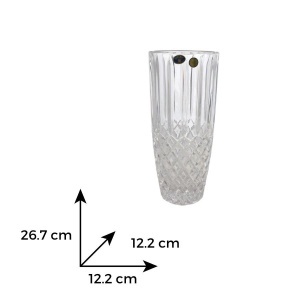 Vaza dreapta Cristal Bohemia 27 cm (80812-60510-270) 
